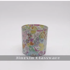 copo de vidro de vela